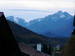 Ettal - Wieczór w górach - widok z hotelowego okna.